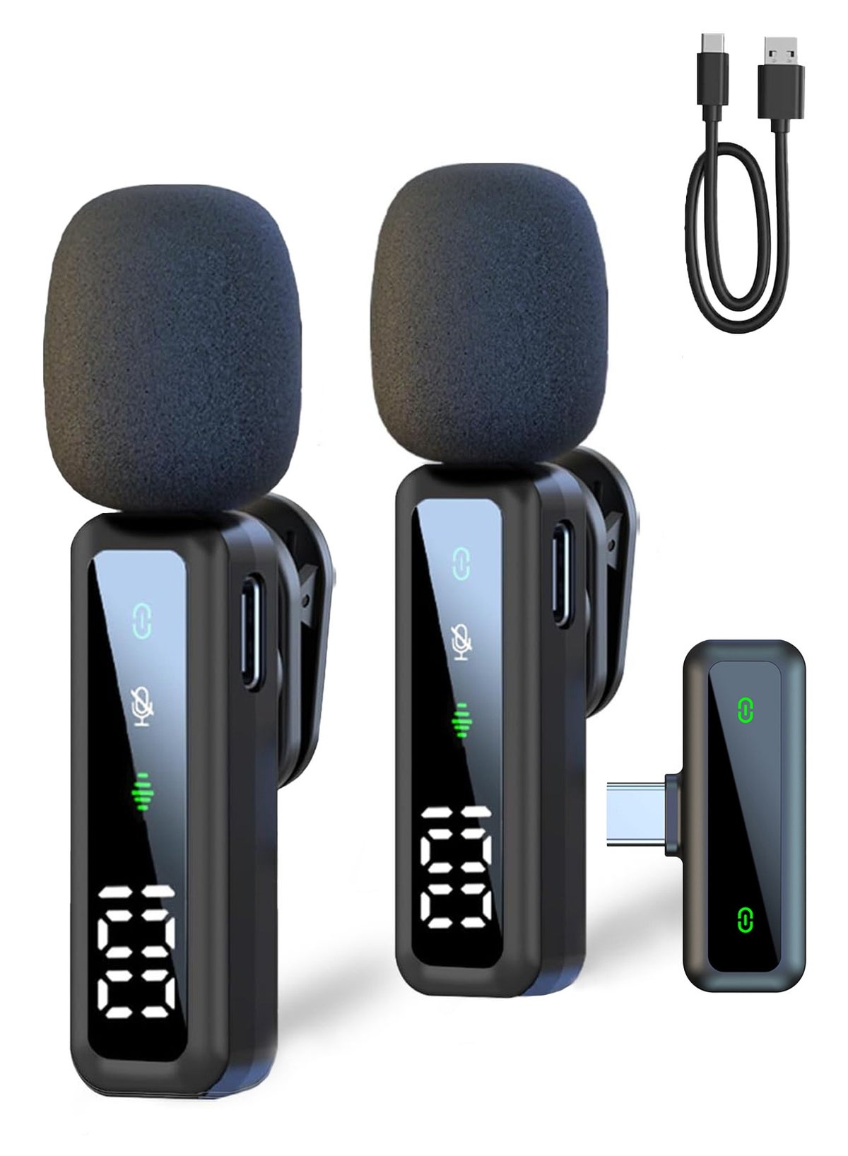 steelcore Steelcore Wireless Lavalier Microphone 2 Pack wireless Z56B407DDAC607B2F5DDAZ